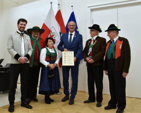 Ehrenprotektor des GVS Anton Mattle – Landeshauptmann von Tirol