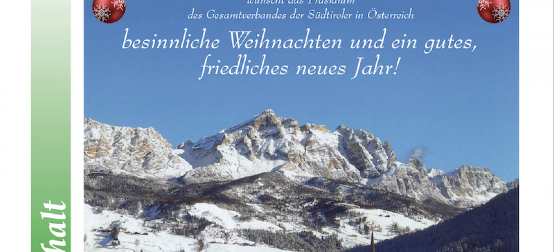 Südtiroler Heimat Dezember 2019